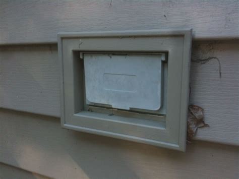 electrical outlet box for vinyl siding|recessed vinyl siding outlet box.